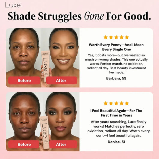 Luxe | Color Changing Foundation Darker Shades Luxe Research US