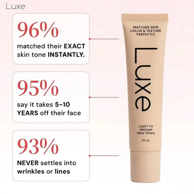 Luxe | Color Changing Foundation Darker Shades Luxe Research US
