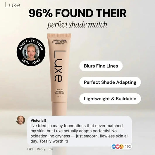 Luxe | Color Changing Foundation Darker Shades Luxe Research US